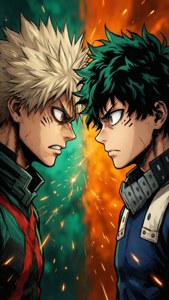 Bakugo vs Deku Rivalry