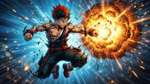 Bakugou Explosion Leap