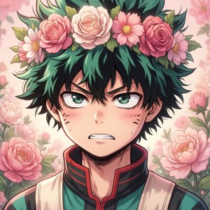 Bakugou Flower Crown