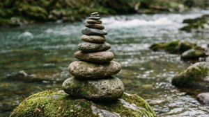Balanced Stones River