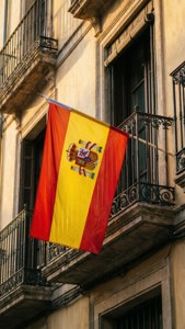 Balcony Spain Flag