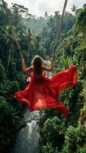 Bali Swing Over Jungle