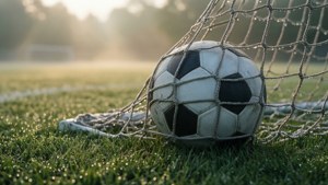 Ball in Net at Dawn