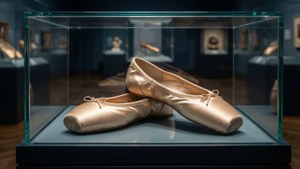 Ballet Shoes in Museum Case