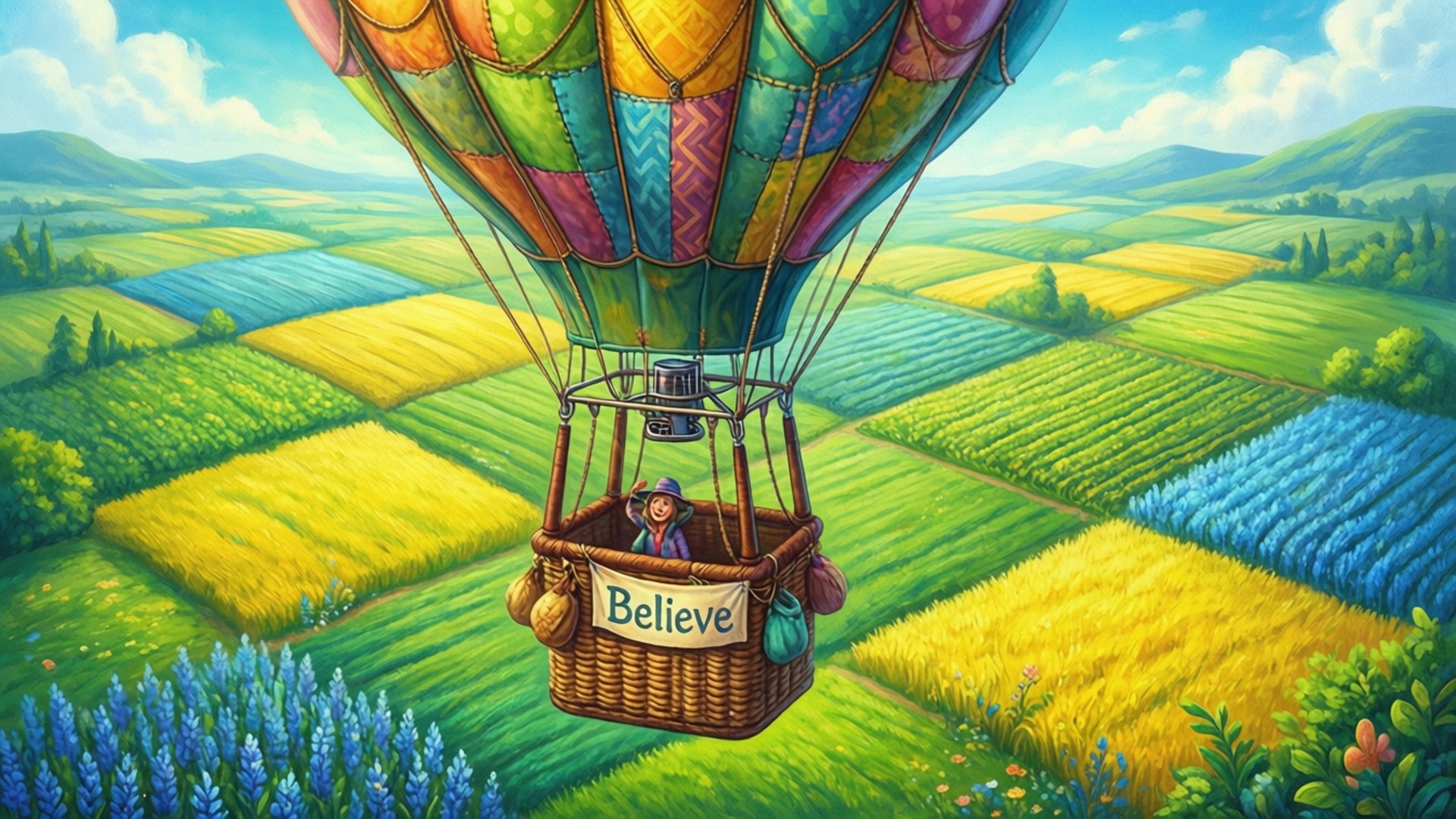 Balloon Banner by Wallpapers.art Studio