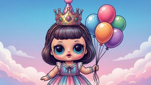 Balloon Bouquet Doll