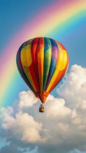 Balloon in the Clouds