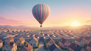 Balloon Over Maze