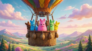 Ballooning Peeps