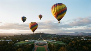 Balloons Over Parliament