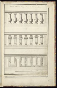 Balustres et Entrelas d’Appuy à l’Usage des Balustrades et Balcons