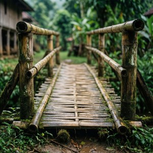 Bamboo Bridge Detail