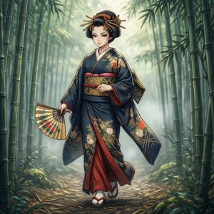 Bamboo Forest Elegance