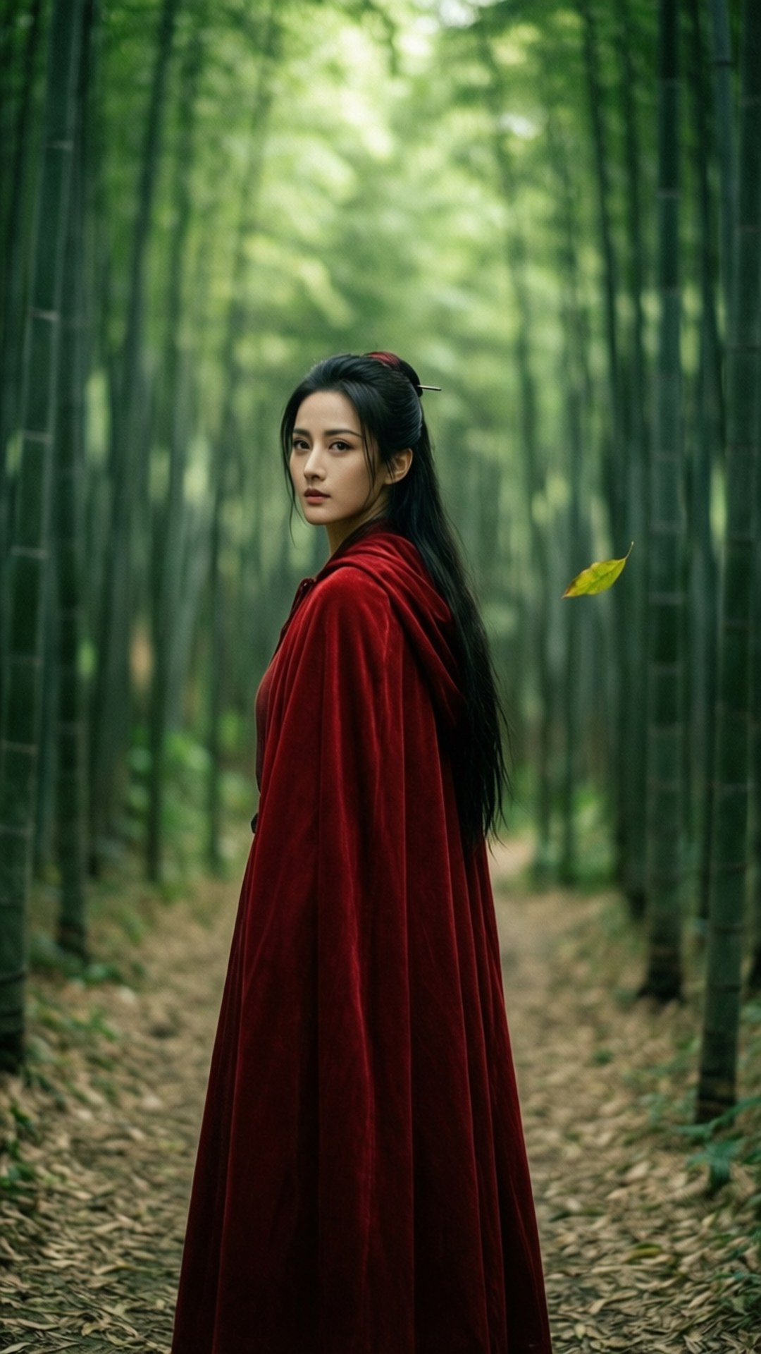 Bamboo Forest Path by Wallpapers.art Studio