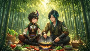 Bamboo Forest Picnic
