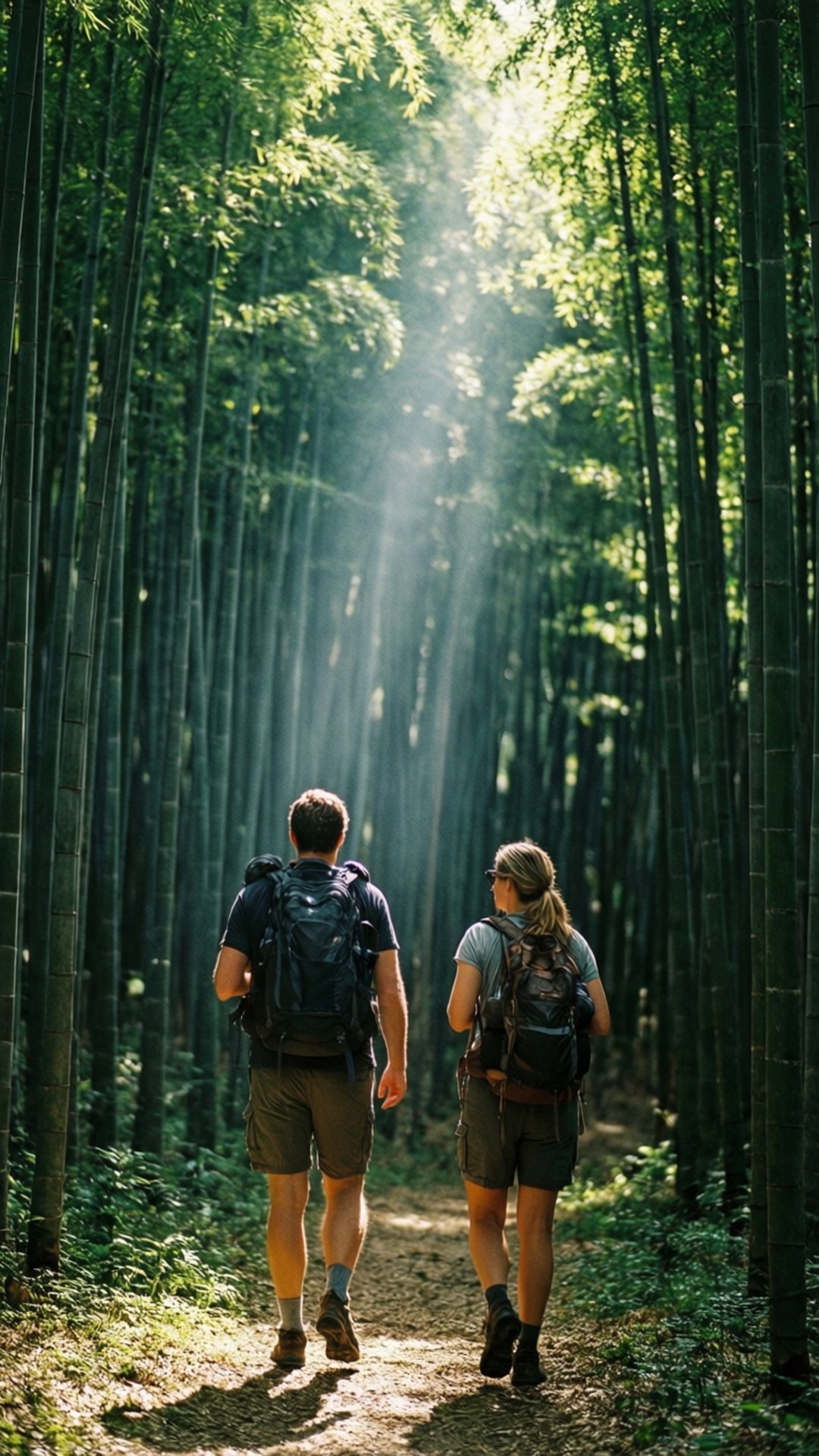 Bamboo Forest Walk by Wallpapers.art Studio