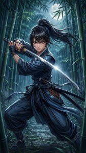 Bamboo Forest Warrior