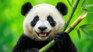 Bamboo Smile Panda