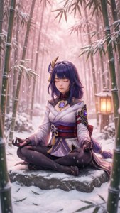 Bamboo Snowfall