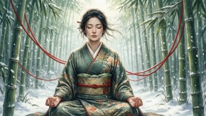 Bamboo Snowfall