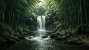 Bamboo Zen Falls