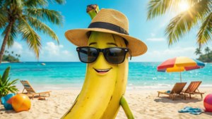 Banana at the Beach