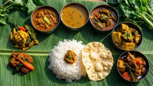 Banana Leaf Thali Feast