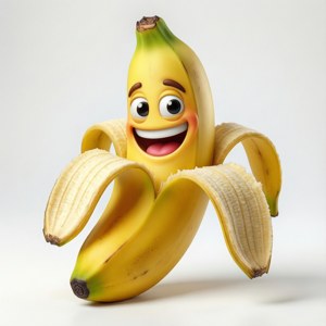 Banana Peeling Smile