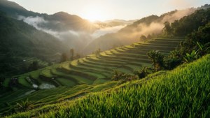 Banaue Rice Terraces Dawn