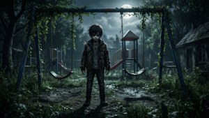 Banban in Moonlit Playground