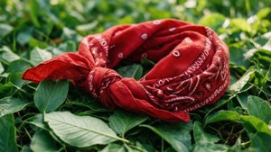 Bandana in Leaves