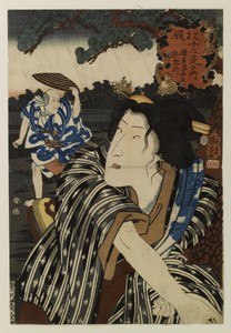 Bando Shuka I as the wife Otatsu