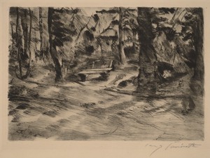 Bank im Walde II (Bench in the Woods II)