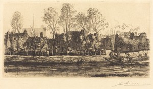 Banks of the Somme at Amiens (Bords de la Somme a Amiens)