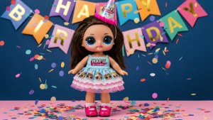 Banner Backdrop Doll