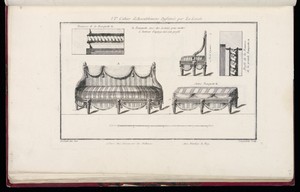 Banquette avec des accotoirs