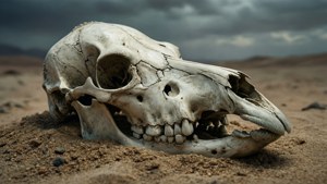Bantha Skull in the Dunes