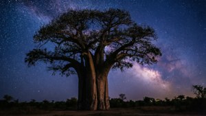 Baobab Tree Night Sky