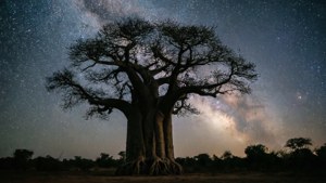Baobab Under Stars