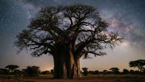 Baobab Under Stars