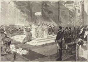 Baptême royal à la Cour d'Espagne