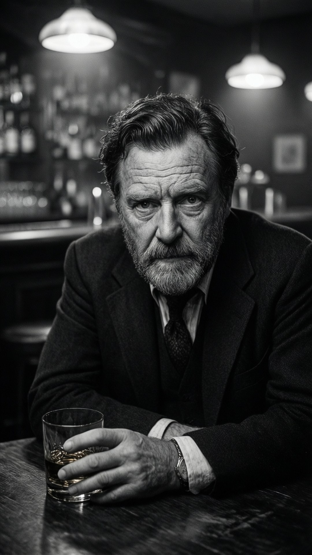 Bar Noir Portrait by Wallpapers.art Studio
