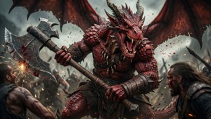 Barbarian Dragonborn Rampage