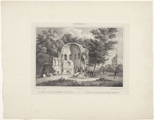 Barbarossa-ruïne in het Valkhof in Nijmegen