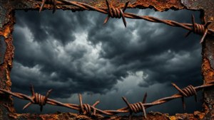 Barbed Wire Border