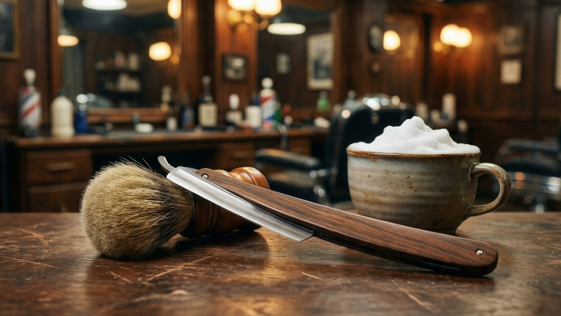 Barbershop Setup by Wallpapers.art Studio
