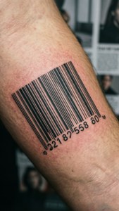 Barcode Tattoo Skin