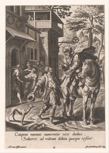 Barmhartige Samaritaan betaalt de herbergier