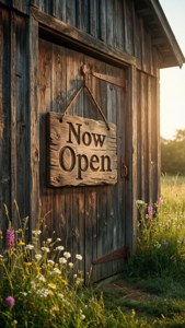Barn Door Now Open