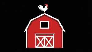 Barn with Rooster